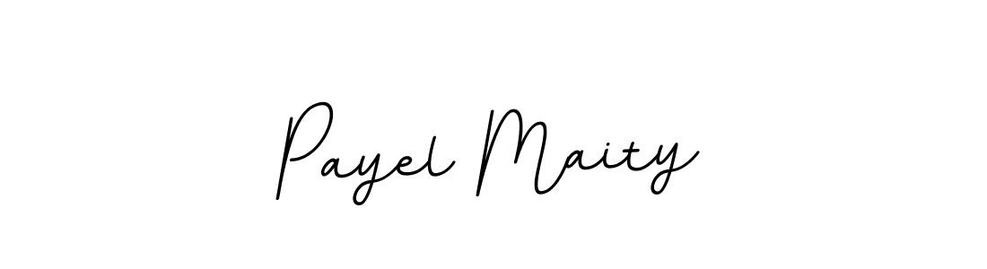 Use a signature maker to create a handwritten signature online. With this signature software, you can design (BallpointsItalic-DORy9) your own signature for name Payel Maity. Payel Maity signature style 11 images and pictures png