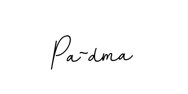 Design your own signature with our free online signature maker. With this signature software, you can create a handwritten (BallpointsItalic-DORy9) signature for name Pa~dma. Pa~dma signature style 11 images and pictures png