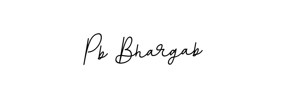 You should practise on your own different ways (BallpointsItalic-DORy9) to write your name (Pb Bhargab) in signature. don't let someone else do it for you. Pb Bhargab signature style 11 images and pictures png