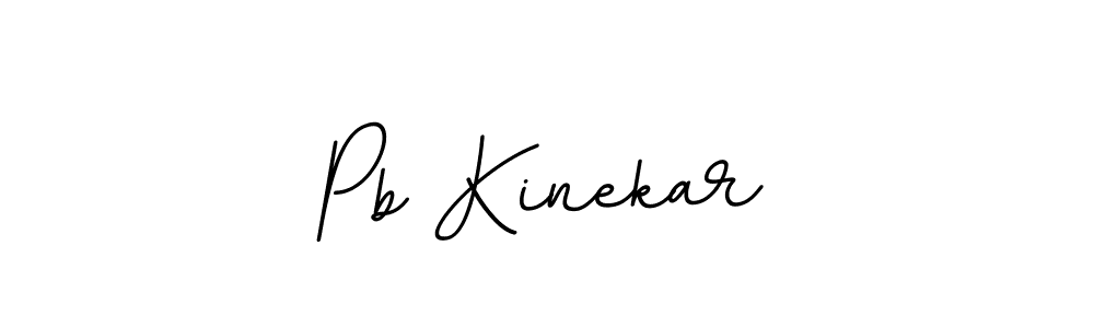 Create a beautiful signature design for name Pb Kinekar. With this signature (BallpointsItalic-DORy9) fonts, you can make a handwritten signature for free. Pb Kinekar signature style 11 images and pictures png