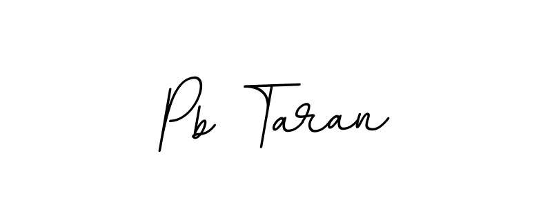 How to make Pb Taran signature? BallpointsItalic-DORy9 is a professional autograph style. Create handwritten signature for Pb Taran name. Pb Taran signature style 11 images and pictures png