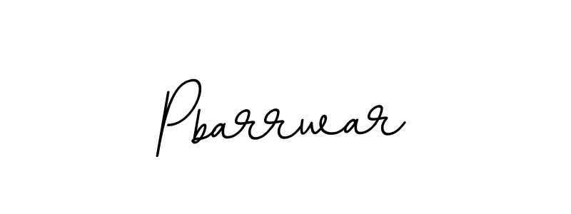 How to make Pbarrwar name signature. Use BallpointsItalic-DORy9 style for creating short signs online. This is the latest handwritten sign. Pbarrwar signature style 11 images and pictures png