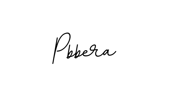 How to make Pbbera name signature. Use BallpointsItalic-DORy9 style for creating short signs online. This is the latest handwritten sign. Pbbera signature style 11 images and pictures png