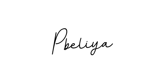 How to make Pbeliya name signature. Use BallpointsItalic-DORy9 style for creating short signs online. This is the latest handwritten sign. Pbeliya signature style 11 images and pictures png