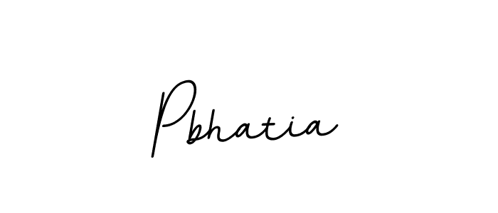 Pbhatia stylish signature style. Best Handwritten Sign (BallpointsItalic-DORy9) for my name. Handwritten Signature Collection Ideas for my name Pbhatia. Pbhatia signature style 11 images and pictures png