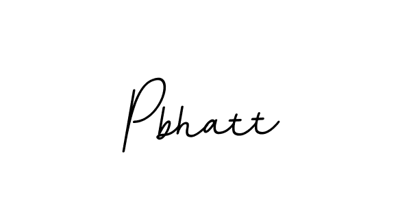 The best way (BallpointsItalic-DORy9) to make a short signature is to pick only two or three words in your name. The name Pbhatt include a total of six letters. For converting this name. Pbhatt signature style 11 images and pictures png