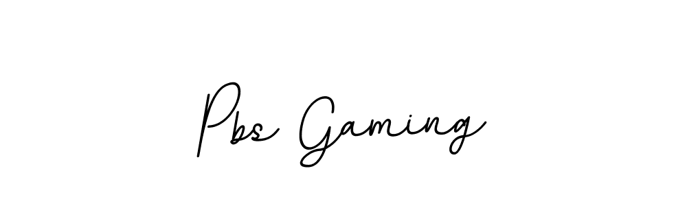 How to make Pbs Gaming name signature. Use BallpointsItalic-DORy9 style for creating short signs online. This is the latest handwritten sign. Pbs Gaming signature style 11 images and pictures png