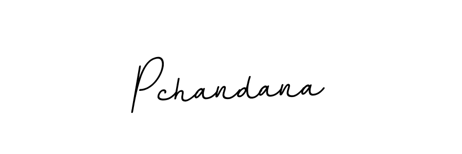 Pchandana stylish signature style. Best Handwritten Sign (BallpointsItalic-DORy9) for my name. Handwritten Signature Collection Ideas for my name Pchandana. Pchandana signature style 11 images and pictures png