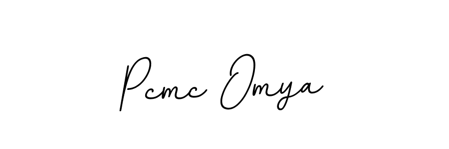 Use a signature maker to create a handwritten signature online. With this signature software, you can design (BallpointsItalic-DORy9) your own signature for name Pcmc Omya. Pcmc Omya signature style 11 images and pictures png