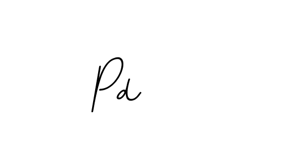 Use a signature maker to create a handwritten signature online. With this signature software, you can design (BallpointsItalic-DORy9) your own signature for name Pd    . Pd     signature style 11 images and pictures png
