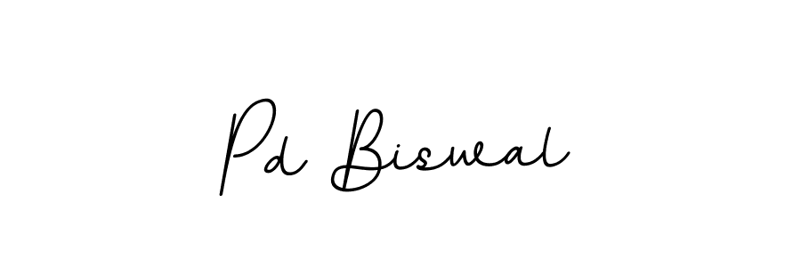 Use a signature maker to create a handwritten signature online. With this signature software, you can design (BallpointsItalic-DORy9) your own signature for name Pd Biswal. Pd Biswal signature style 11 images and pictures png