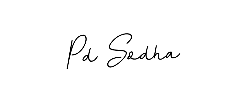 The best way (BallpointsItalic-DORy9) to make a short signature is to pick only two or three words in your name. The name Pd Sodha include a total of six letters. For converting this name. Pd Sodha signature style 11 images and pictures png