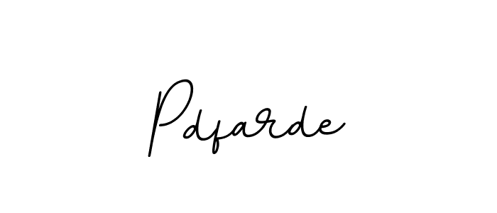 Use a signature maker to create a handwritten signature online. With this signature software, you can design (BallpointsItalic-DORy9) your own signature for name Pdfarde. Pdfarde signature style 11 images and pictures png