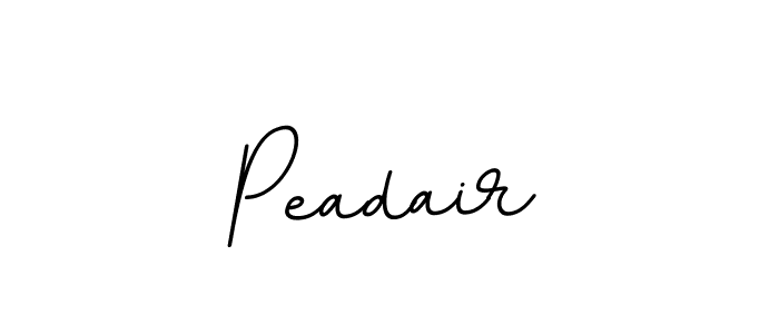 The best way (BallpointsItalic-DORy9) to make a short signature is to pick only two or three words in your name. The name Peadair include a total of six letters. For converting this name. Peadair signature style 11 images and pictures png