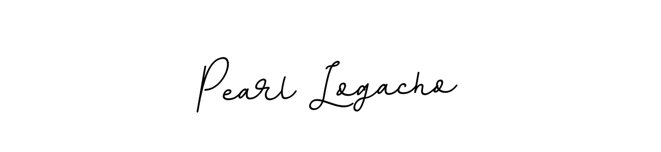 This is the best signature style for the Pearl Logacho name. Also you like these signature font (BallpointsItalic-DORy9). Mix name signature. Pearl Logacho signature style 11 images and pictures png