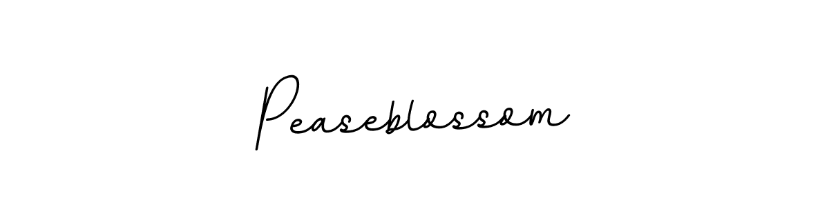 The best way (BallpointsItalic-DORy9) to make a short signature is to pick only two or three words in your name. The name Peaseblossom include a total of six letters. For converting this name. Peaseblossom signature style 11 images and pictures png