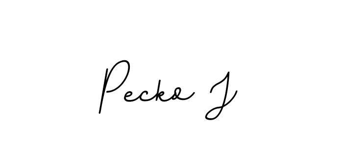 You should practise on your own different ways (BallpointsItalic-DORy9) to write your name (Pecko J) in signature. don't let someone else do it for you. Pecko J signature style 11 images and pictures png