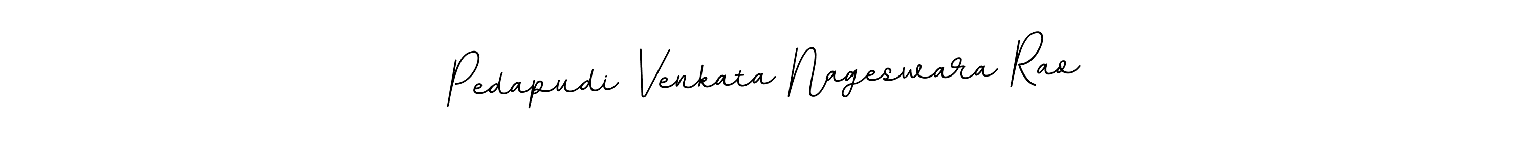 The best way (BallpointsItalic-DORy9) to make a short signature is to pick only two or three words in your name. The name Pedapudi Venkata Nageswara Rao include a total of six letters. For converting this name. Pedapudi Venkata Nageswara Rao signature style 11 images and pictures png
