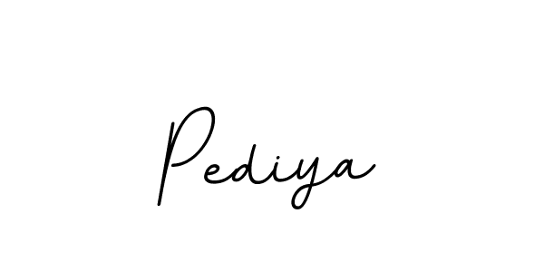 Pediya stylish signature style. Best Handwritten Sign (BallpointsItalic-DORy9) for my name. Handwritten Signature Collection Ideas for my name Pediya. Pediya signature style 11 images and pictures png