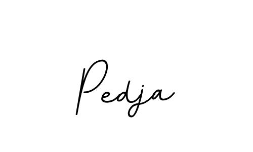 How to make Pedja name signature. Use BallpointsItalic-DORy9 style for creating short signs online. This is the latest handwritten sign. Pedja signature style 11 images and pictures png