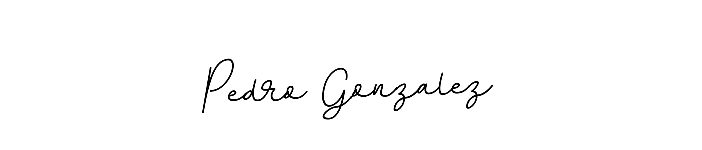 Use a signature maker to create a handwritten signature online. With this signature software, you can design (BallpointsItalic-DORy9) your own signature for name Pedro Gonzalez. Pedro Gonzalez signature style 11 images and pictures png