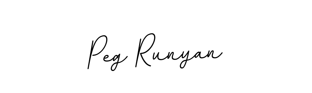 Once you've used our free online signature maker to create your best signature BallpointsItalic-DORy9 style, it's time to enjoy all of the benefits that Peg Runyan name signing documents. Peg Runyan signature style 11 images and pictures png