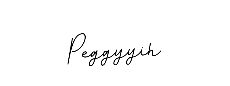 Use a signature maker to create a handwritten signature online. With this signature software, you can design (BallpointsItalic-DORy9) your own signature for name Peggyyih. Peggyyih signature style 11 images and pictures png