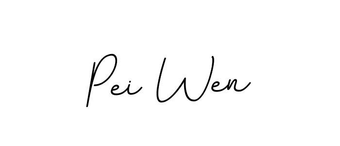 Also we have Pei Wen name is the best signature style. Create professional handwritten signature collection using BallpointsItalic-DORy9 autograph style. Pei Wen signature style 11 images and pictures png