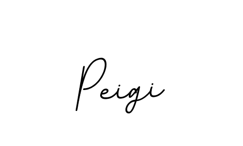 Make a beautiful signature design for name Peigi. With this signature (BallpointsItalic-DORy9) style, you can create a handwritten signature for free. Peigi signature style 11 images and pictures png