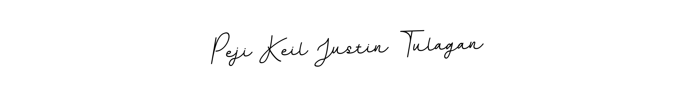 You should practise on your own different ways (BallpointsItalic-DORy9) to write your name (Peji Keil Justin Tulagan) in signature. don't let someone else do it for you. Peji Keil Justin Tulagan signature style 11 images and pictures png