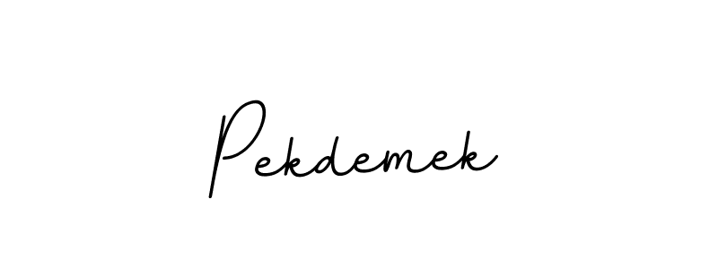 Create a beautiful signature design for name Pekdemek. With this signature (BallpointsItalic-DORy9) fonts, you can make a handwritten signature for free. Pekdemek signature style 11 images and pictures png