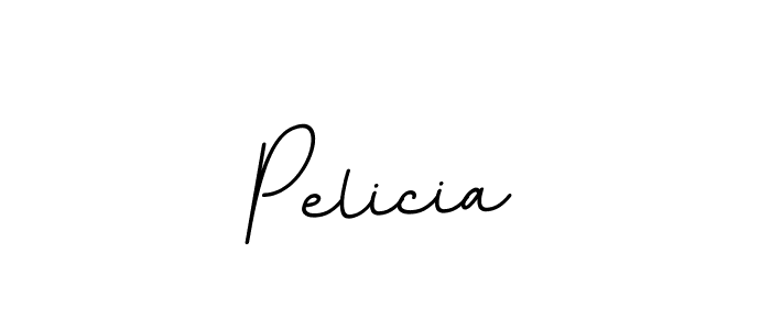 Make a beautiful signature design for name Pelicia. With this signature (BallpointsItalic-DORy9) style, you can create a handwritten signature for free. Pelicia signature style 11 images and pictures png