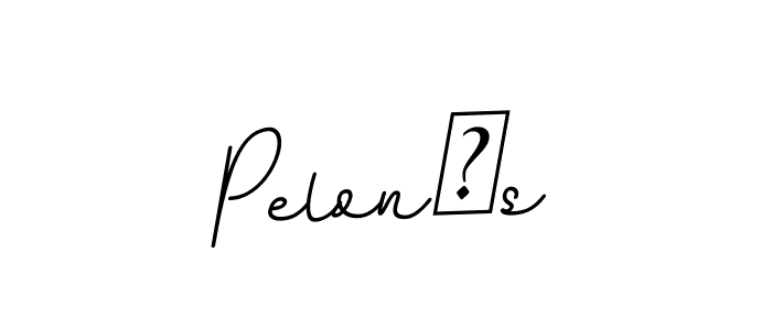 This is the best signature style for the Pelon`s name. Also you like these signature font (BallpointsItalic-DORy9). Mix name signature. Pelon`s signature style 11 images and pictures png