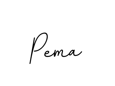 How to make Pema name signature. Use BallpointsItalic-DORy9 style for creating short signs online. This is the latest handwritten sign. Pema signature style 11 images and pictures png