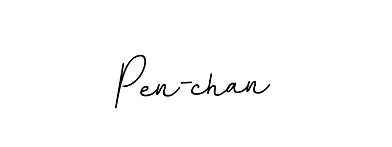 How to make Pen-chan name signature. Use BallpointsItalic-DORy9 style for creating short signs online. This is the latest handwritten sign. Pen-chan signature style 11 images and pictures png