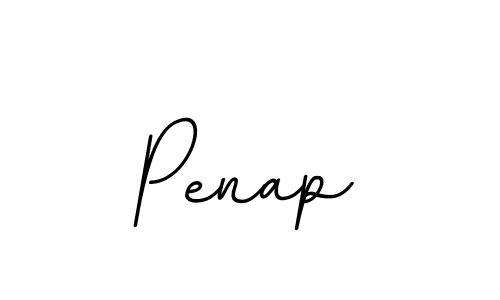 Use a signature maker to create a handwritten signature online. With this signature software, you can design (BallpointsItalic-DORy9) your own signature for name Penap. Penap signature style 11 images and pictures png