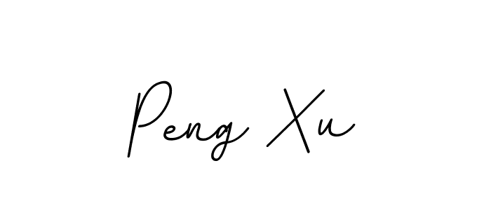 You should practise on your own different ways (BallpointsItalic-DORy9) to write your name (Peng Xu) in signature. don't let someone else do it for you. Peng Xu signature style 11 images and pictures png