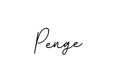How to make Penge name signature. Use BallpointsItalic-DORy9 style for creating short signs online. This is the latest handwritten sign. Penge signature style 11 images and pictures png
