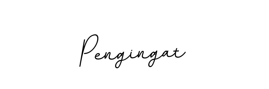 How to make Pengingat name signature. Use BallpointsItalic-DORy9 style for creating short signs online. This is the latest handwritten sign. Pengingat signature style 11 images and pictures png
