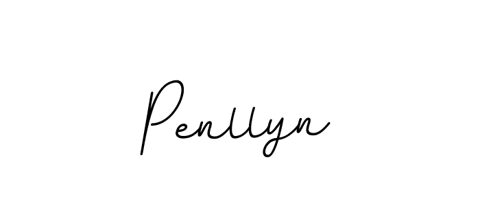 Use a signature maker to create a handwritten signature online. With this signature software, you can design (BallpointsItalic-DORy9) your own signature for name Penllyn. Penllyn signature style 11 images and pictures png