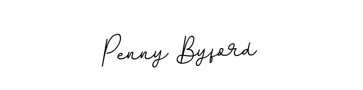 Design your own signature with our free online signature maker. With this signature software, you can create a handwritten (BallpointsItalic-DORy9) signature for name Penny Byford. Penny Byford signature style 11 images and pictures png