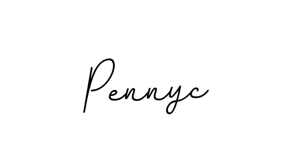 How to make Pennyc signature? BallpointsItalic-DORy9 is a professional autograph style. Create handwritten signature for Pennyc name. Pennyc signature style 11 images and pictures png