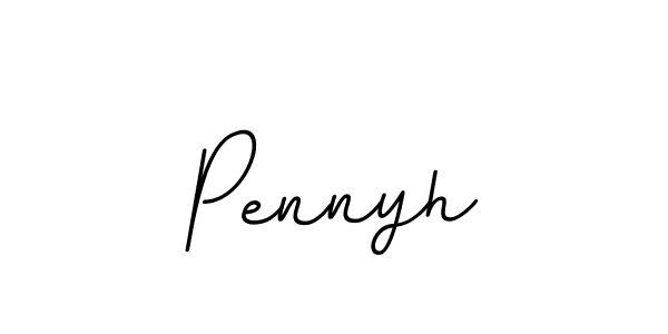 Use a signature maker to create a handwritten signature online. With this signature software, you can design (BallpointsItalic-DORy9) your own signature for name Pennyh. Pennyh signature style 11 images and pictures png
