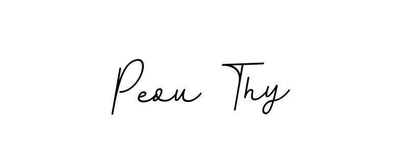 Also we have Peou Thy name is the best signature style. Create professional handwritten signature collection using BallpointsItalic-DORy9 autograph style. Peou Thy signature style 11 images and pictures png