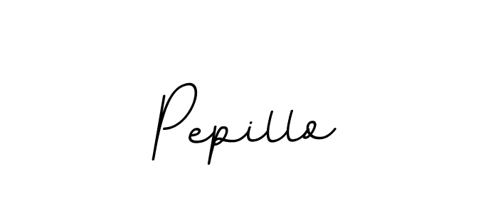if you are searching for the best signature style for your name Pepillo. so please give up your signature search. here we have designed multiple signature styles  using BallpointsItalic-DORy9. Pepillo signature style 11 images and pictures png