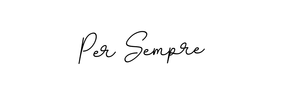 Once you've used our free online signature maker to create your best signature BallpointsItalic-DORy9 style, it's time to enjoy all of the benefits that Per Sempre name signing documents. Per Sempre signature style 11 images and pictures png