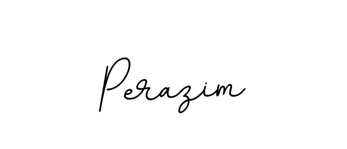 Make a beautiful signature design for name Perazim. With this signature (BallpointsItalic-DORy9) style, you can create a handwritten signature for free. Perazim signature style 11 images and pictures png