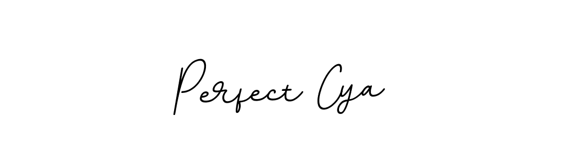 Also we have Perfect Cya name is the best signature style. Create professional handwritten signature collection using BallpointsItalic-DORy9 autograph style. Perfect Cya signature style 11 images and pictures png