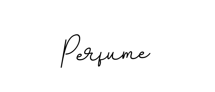 Make a beautiful signature design for name Perfume. With this signature (BallpointsItalic-DORy9) style, you can create a handwritten signature for free. Perfume signature style 11 images and pictures png