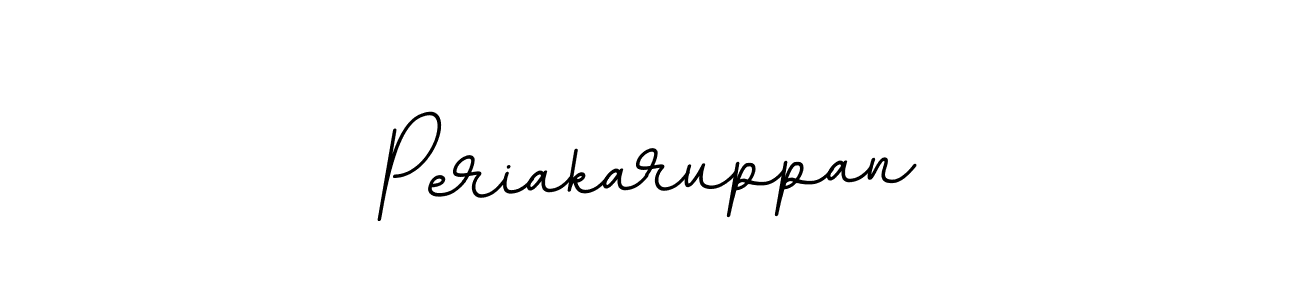 Use a signature maker to create a handwritten signature online. With this signature software, you can design (BallpointsItalic-DORy9) your own signature for name Periakaruppan. Periakaruppan signature style 11 images and pictures png